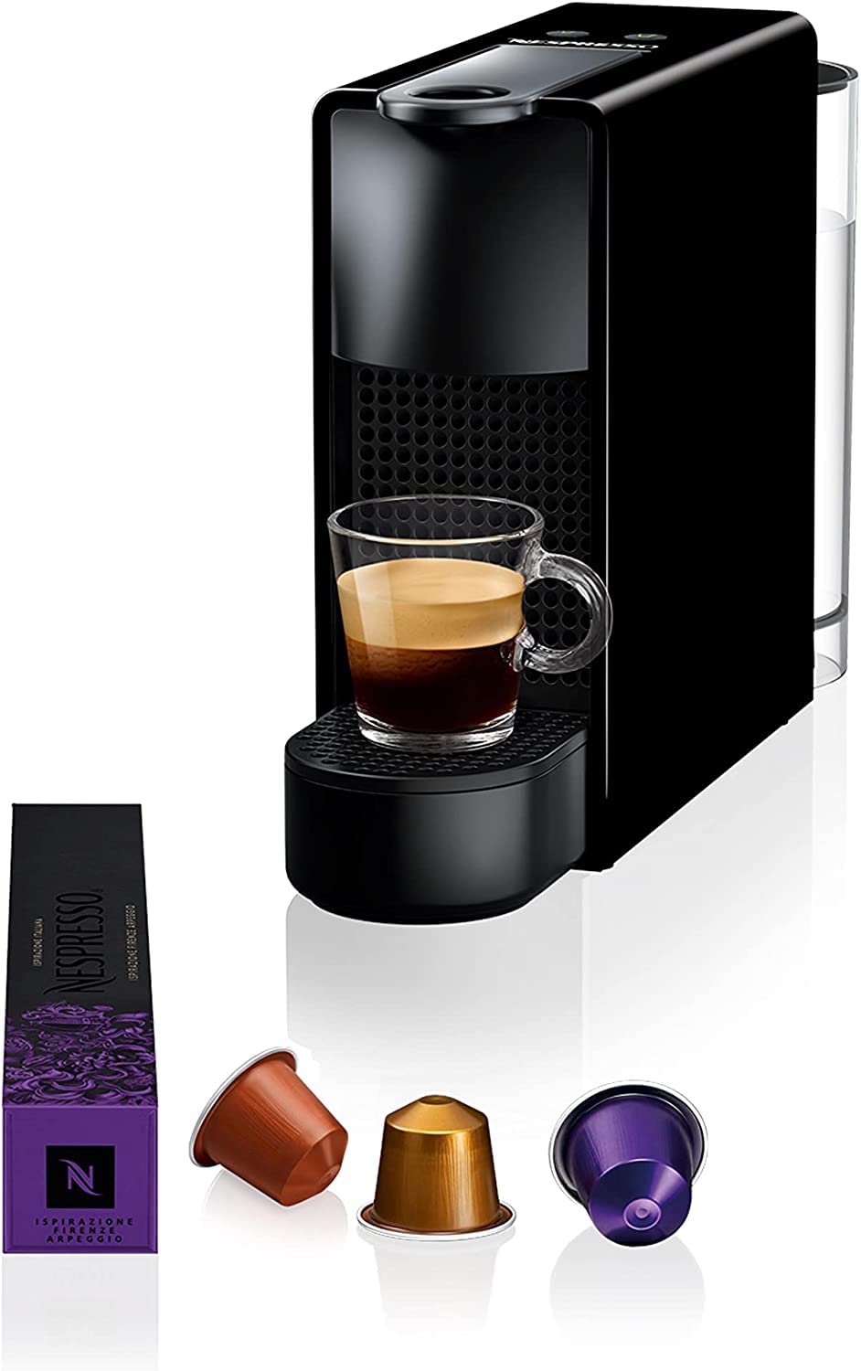 Nespresso Essenza Plus Coffee Machine, Limousine Black, C45-ME-BK